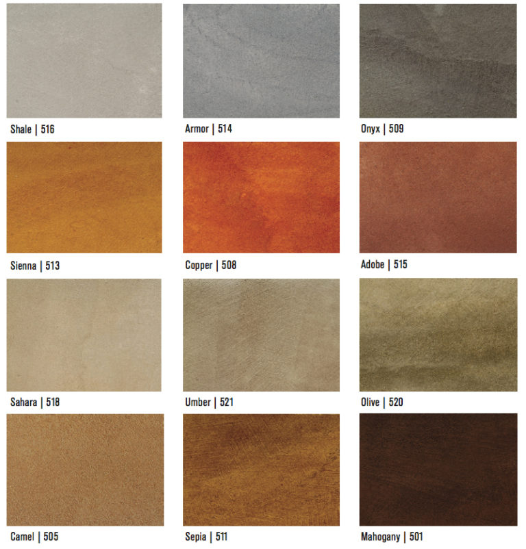 Water Based Stain VR polished concrete